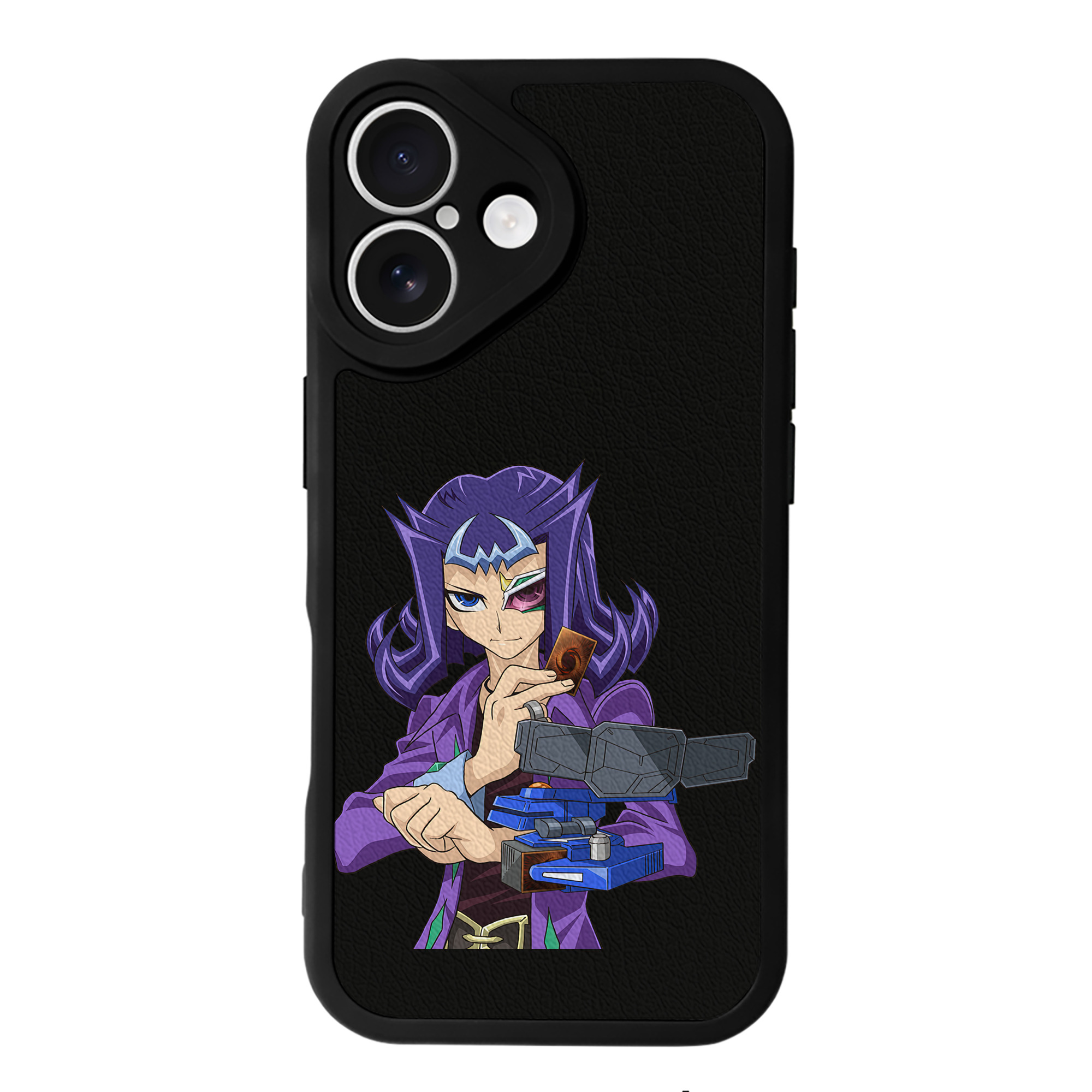 遊☆戯☆王 Yu-Gi-Oh! 【iPhone 16シリーズ対応】シリコンスマホケース（レザー調） 材質：シリコン
